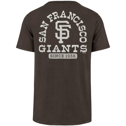 San Francisco Giants Back Canyon Franklin T-Shirt - Brown | 47 brand