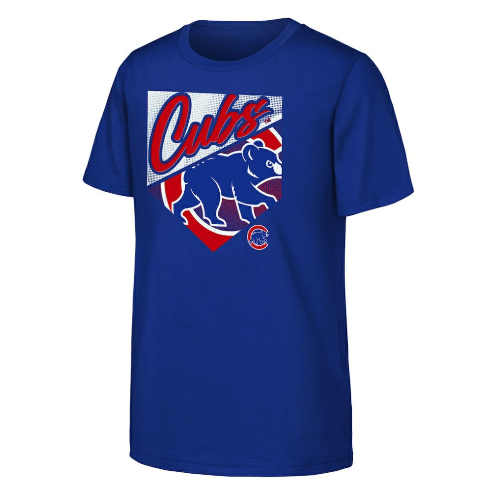 Chicago Cubs Outerstuff Youth Prime Plate T-Shirt - Royal