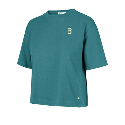 Boston Red Sox Women's Contemporary Basics Leon City T-Shirt - Teal | 47 brand
