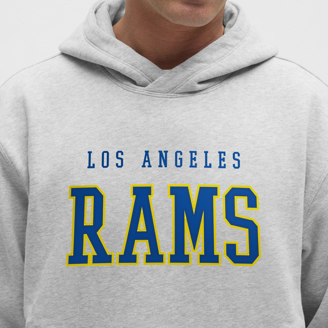 Los Angeles Rams lululemon Steady State Pullover Hoodie - Heathered Silver Drop cheap