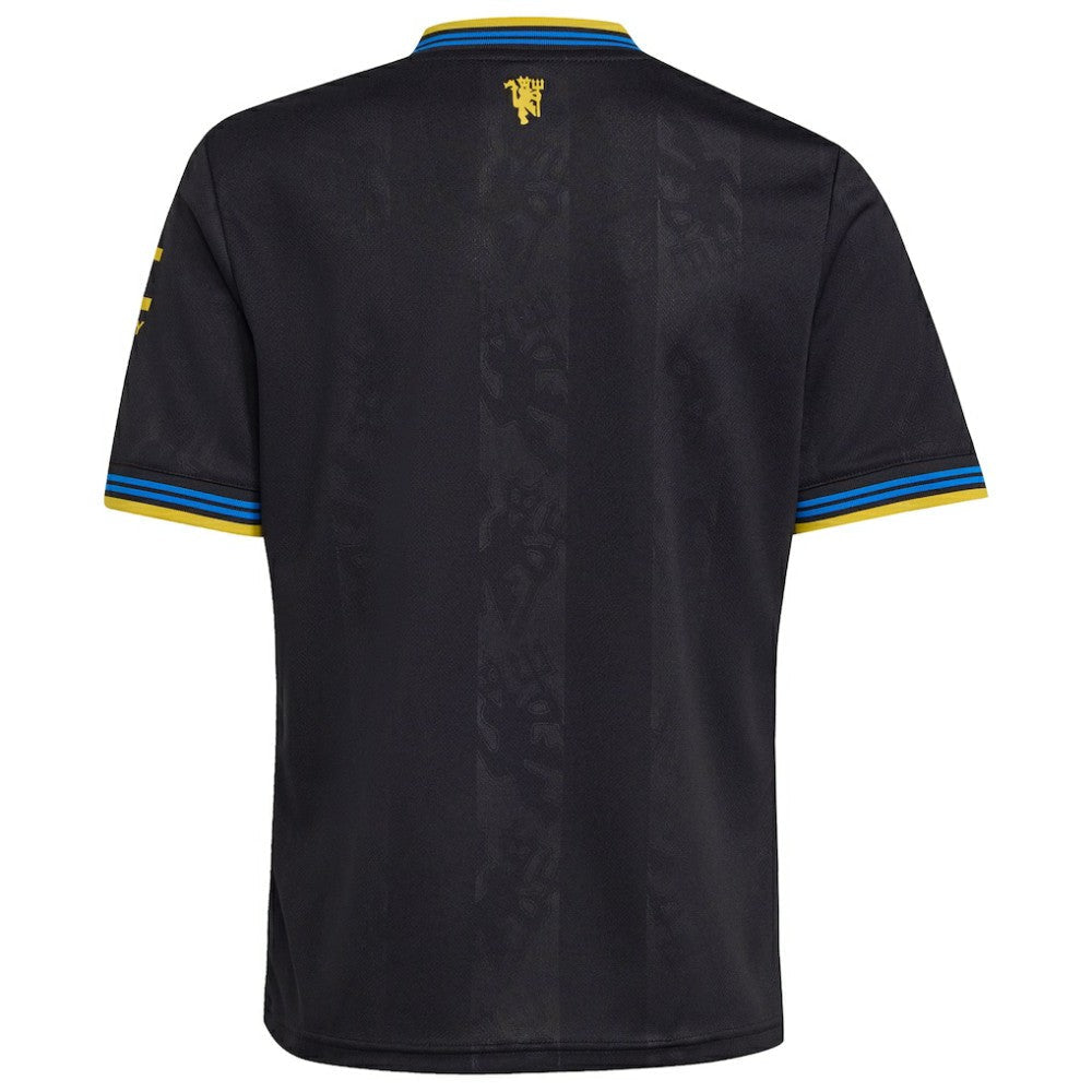 Manchester United Youth 2025/26 Third Replica Jersey - Black | Adidas on sale