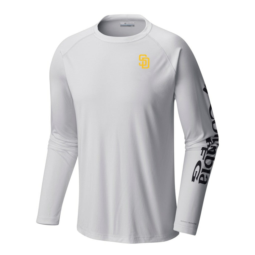 San Diego Padres Terminal Tackle Long Sleeve Shirt - White | Columbia