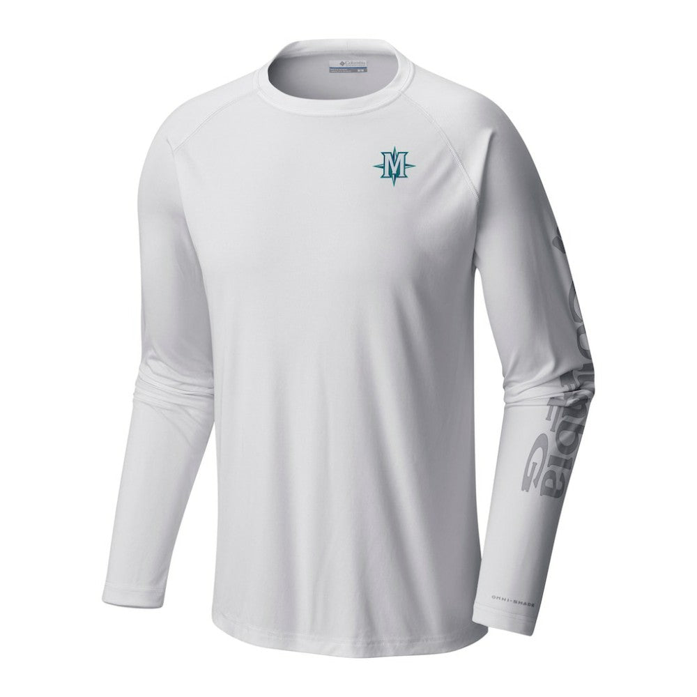 Seattle Mariners Terminal Tackle Long Sleeve Shirt - White | Columbia