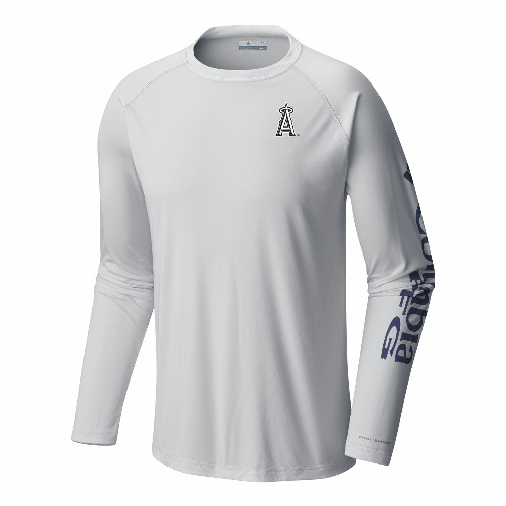 Los Angeles Angels Terminal Tackle Long Sleeve Shirt - White | Columbia