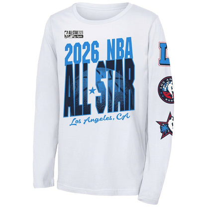 Outerstuff Youth 2026 NBA All-Star Game Long Sleeve T-Shirt - White shop