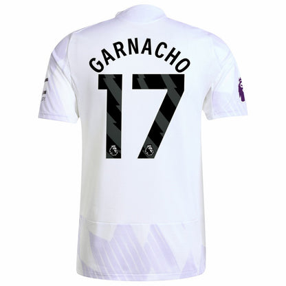 Alejandro Garnacho Manchester United 2025/26 Away Player Jersey - White | Adidas outlet