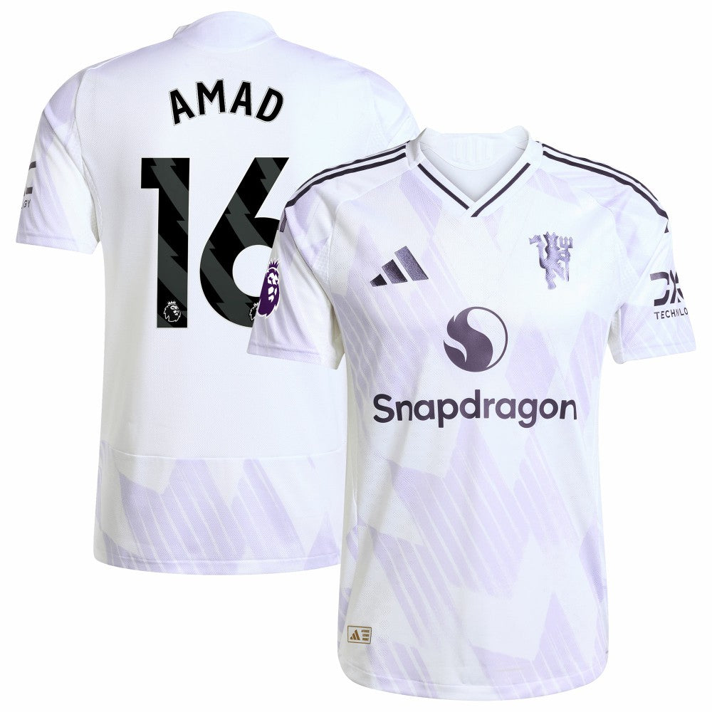 Amad Diallo Manchester United 2025/26 Away Player Jersey - White | Adidas outlet