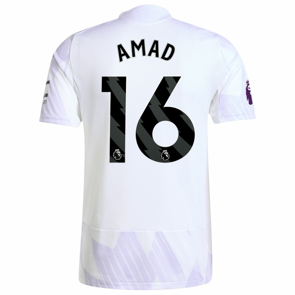 Amad Diallo Manchester United 2025/26 Away Player Jersey - White | Adidas outlet