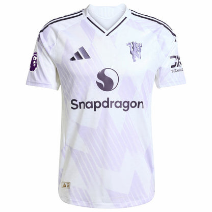 Kobbie Mainoo Manchester United 2025/26 Away Player Jersey - White | Adidas on sale