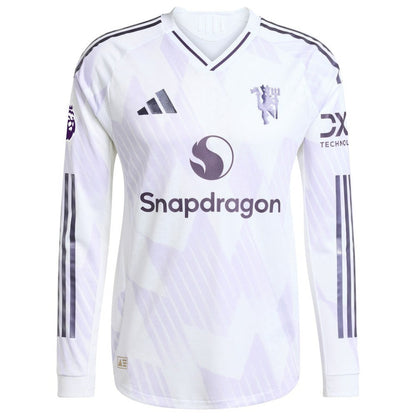 Alejandro Garnacho Manchester United 2025/26 Away Long Sleeve Player Jersey - White | Adidas online