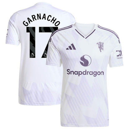 Alejandro Garnacho Manchester United 2025/26 Away Replica Player Jersey - White | Adidas online