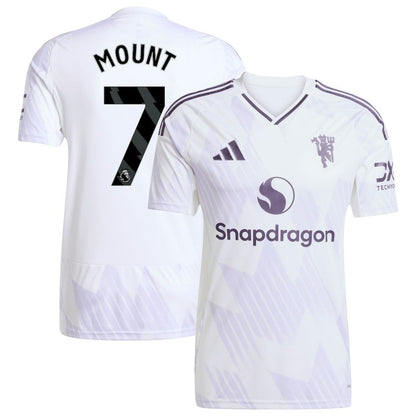 Mason Mount Manchester United 2025/26 Away Replica Player Jersey - White | Adidas for sale