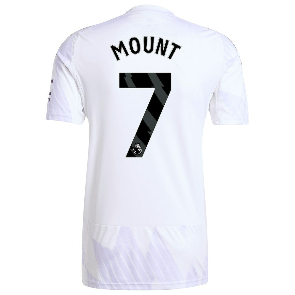 Mason Mount Manchester United 2025/26 Away Replica Player Jersey - White | Adidas for sale
