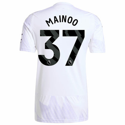 Kobbie Mainoo Manchester United 2025/26 Away Replica Player Jersey - White | Adidas for sale