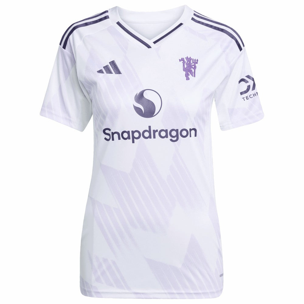 Bruno Fernandes Manchester United Women's 2025/26 Away Replica Player Jersey - White | Adidas outlet