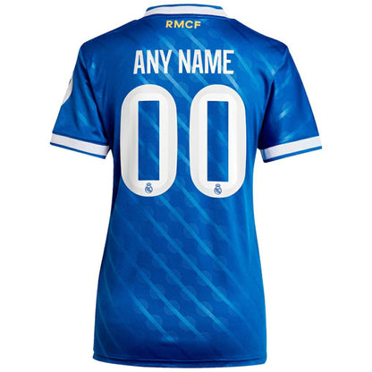 Real Madrid Women's 2025/26 Third Replica Custom Jersey - Blue | Adidas discount