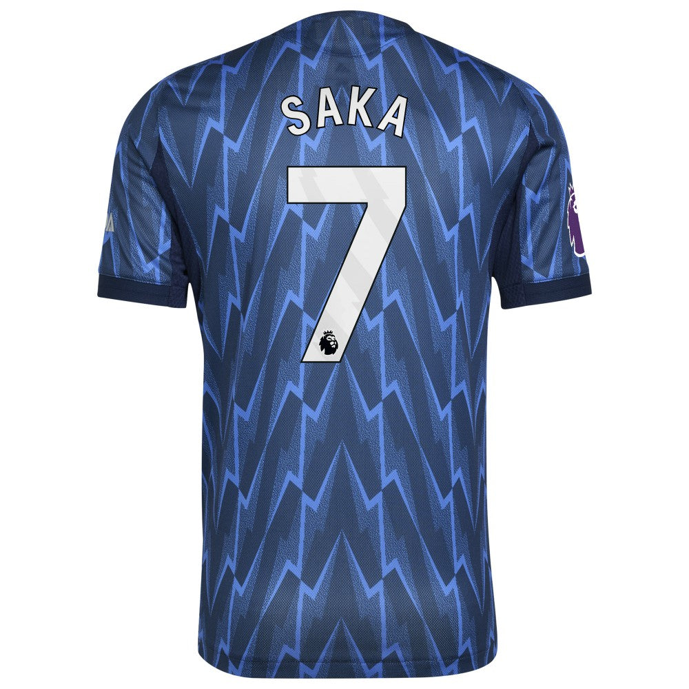 Bukayo Saka Arsenal 2025/26 Away Player Jersey - Blue | Adidas online