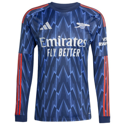 Kai Havertz Arsenal 2025/26 Away Replica Long Sleeve Player Jersey - Blue | Adidas for sale