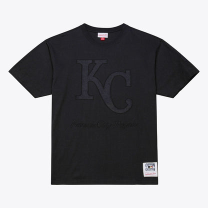 Kansas City Royals Cooperstown Collection Phantom T-Shirt - Black | Mitchell & Ness
