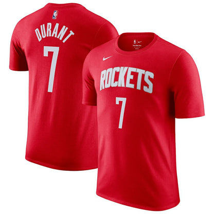 Kevin Durant Houston Rockets Icon Edition Name & Number T-Shirt sale - Red | Nike discount