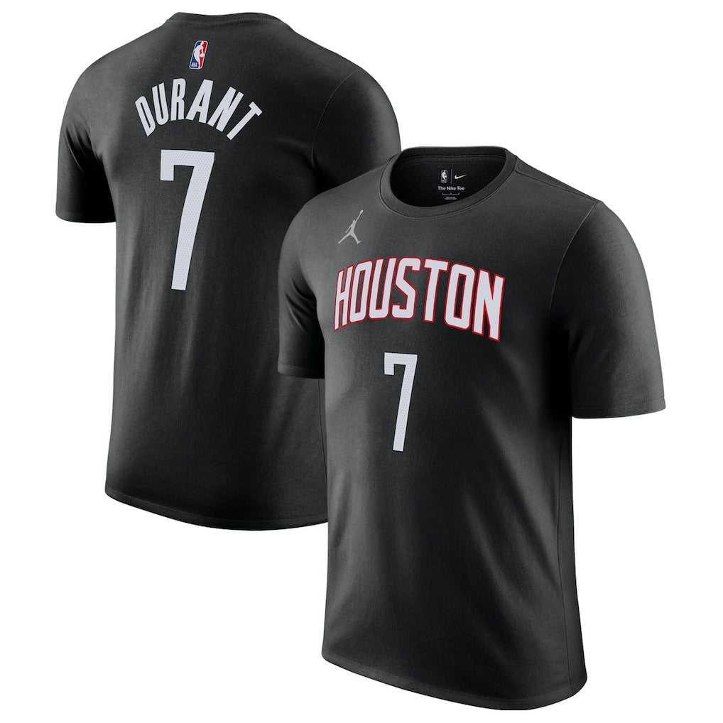 Kevin Durant Houston Rockets Jordan Brand Statement Edition Name & Number T-Shirt sale - Black sale