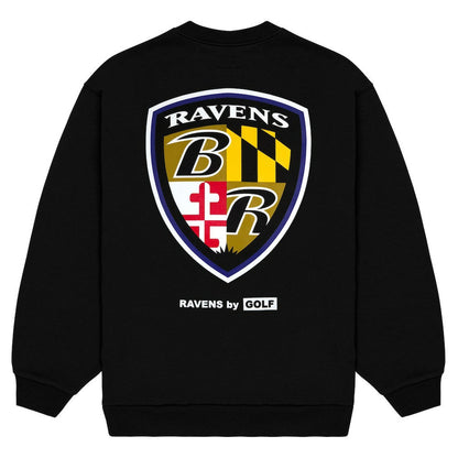 Baltimore Ravens Golf Wang Unisex Sweatshirt - Black sale