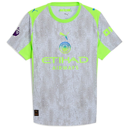 Manchester City 2025/26 Third Custom Jersey - Green/Neon Green | Puma for sale