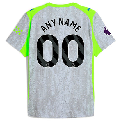 Manchester City 2025/26 Third Custom Jersey - Green/Neon Green | Puma for sale