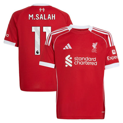 Mohamed Salah Liverpool Youth 2025/26 Home Replica Jersey - Red | Adidas discount