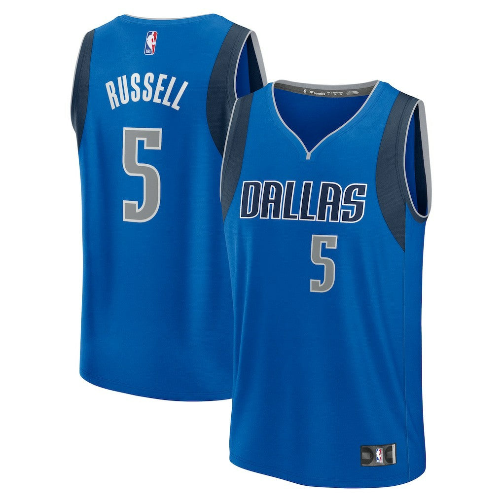 D'Angelo Russell Dallas Mavericks Fast Break Replica Player Jersey sale - Icon Editi- Blue | Fanatics sale