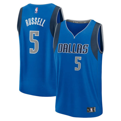 D'Angelo Russell Dallas Mavericks Fast Break Replica Player Jersey sale - Icon Editi- Blue | Fanatics sale