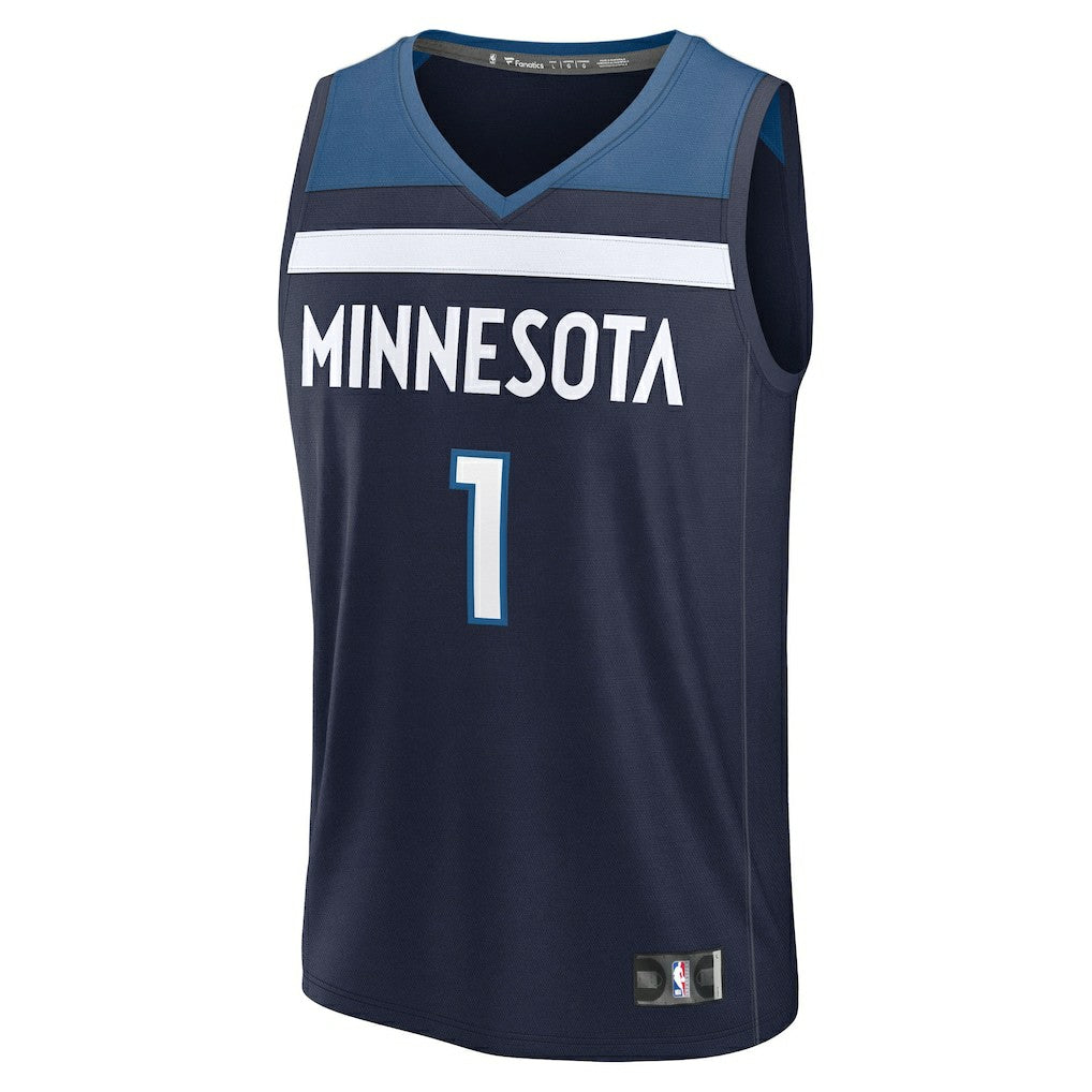 Terrence Shannon Jr. Minnesota Timberwolves Fast Break Replica Jersey - Navy - Icon Edition | Fanatics on sale