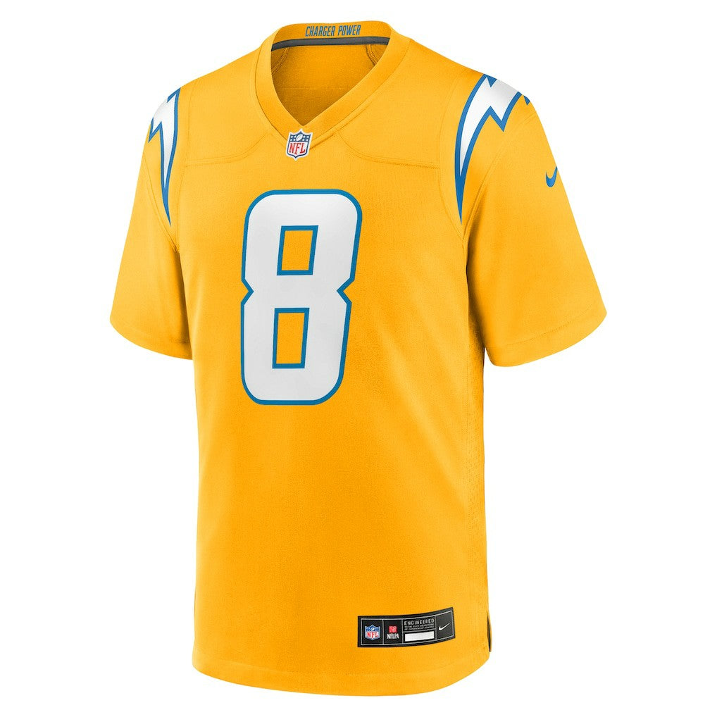 Omarion Hampton Los Angeles Chargers Alternate Charger Power Game Player Jersey - Gold | Nike discount