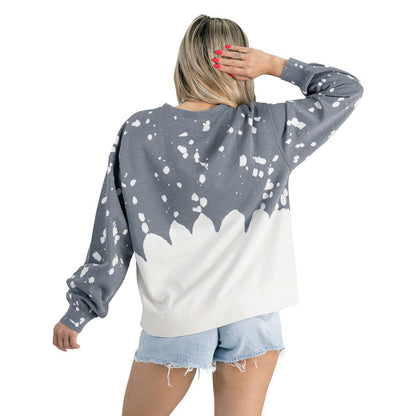 San Francisco 49ers Gameday Couture Women's Oversized Faded Wash Tri-Blend Pullover Sweatshirt - Gray on sale