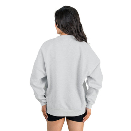 Tampa Bay Buccaneers Gameday Couture Women's Home Turf Oversized Premium Fleece Pullover Sweatshirt - Ash sale