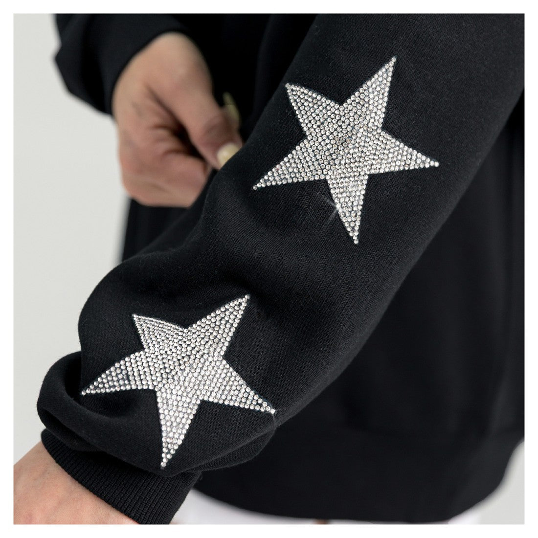Tampa Bay Buccaneers Gameday Couture Women's Pure Victory Rhinestud Star-Sleeve Pullover Sweatshirt - Black outlet