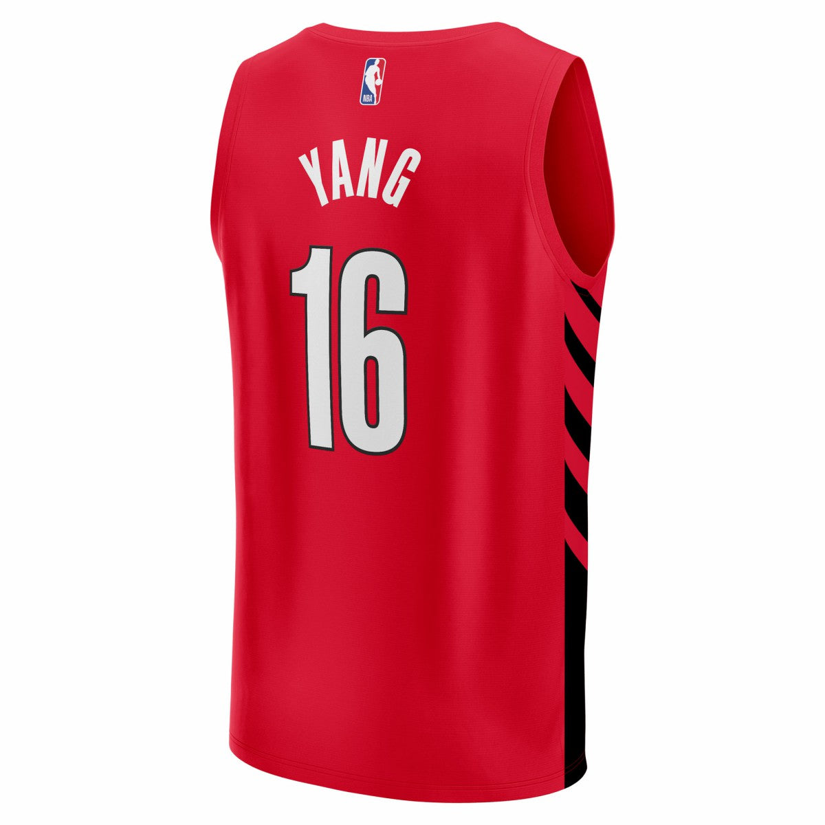 Yang Hansen Portland Trail Blazers Fast Break Replica Jersey - Red - Statement Edition | Fanatics for sale