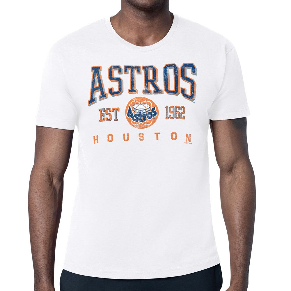 Houston Astros Starter Distressed Logo T-Shirt - White