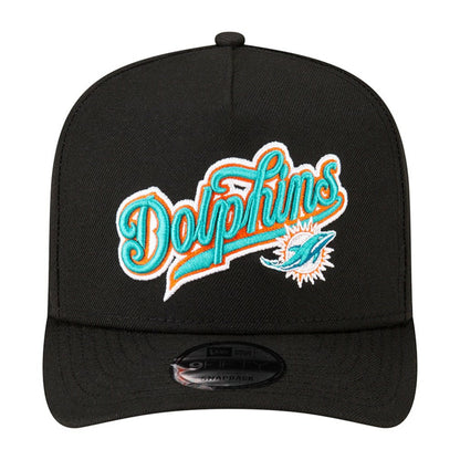 Miami Dolphins New Era Born x Raised A-Frame 9FIFTY Snapback Hat - Black cheap