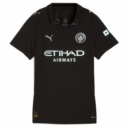 Erling Haaland Manchester City Women's 2025/26 Away Replica Player Jersey - Black | Puma on sale