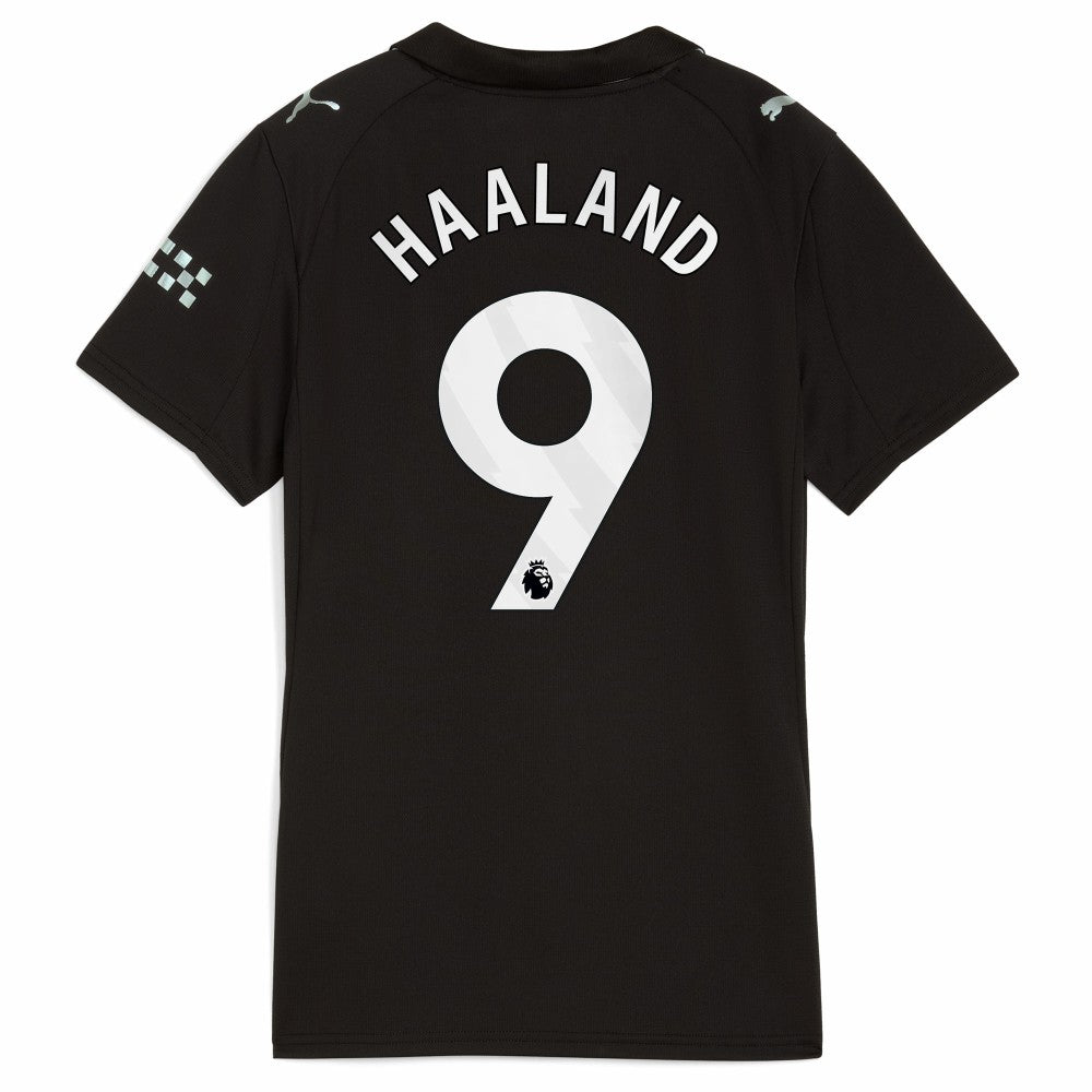 Erling Haaland Manchester City Women's 2025/26 Away Replica Player Jersey - Black | Puma on sale