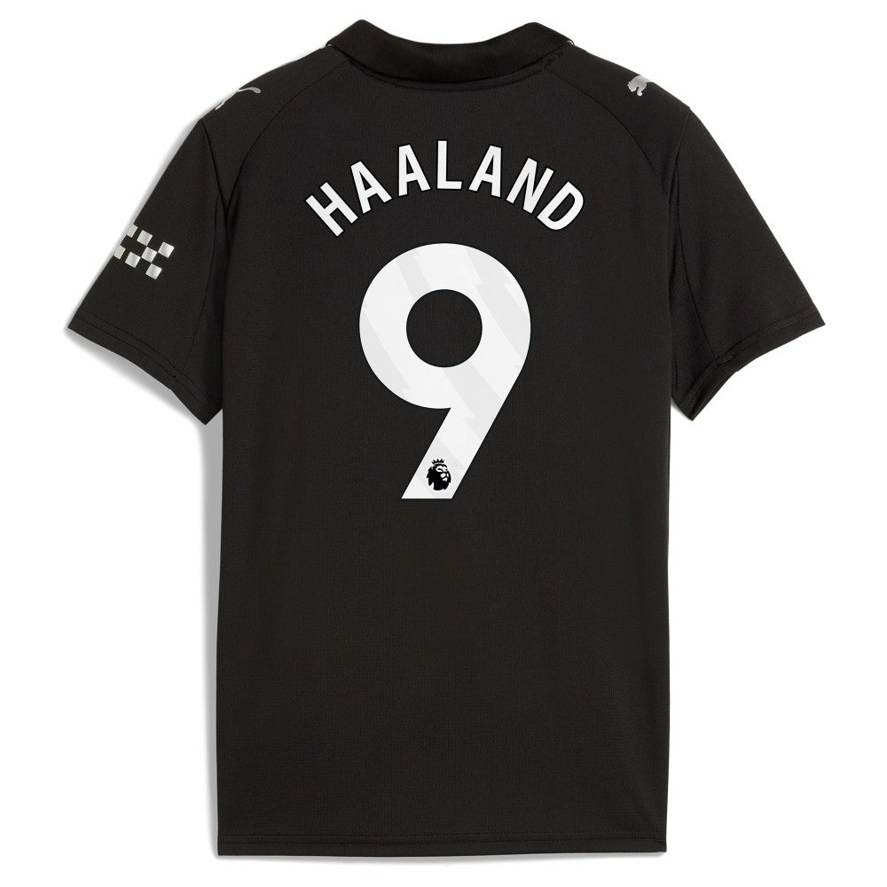 Erling Haaland Manchester City Youth 2025/26 Away Replica Player Jersey - Black | Puma discount