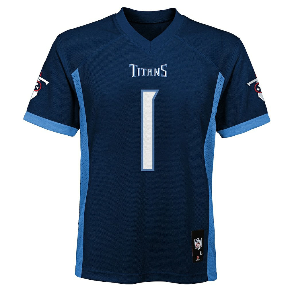 Cameron Ward Tennessee Titans Youth Replica Player Jersey - Navy online