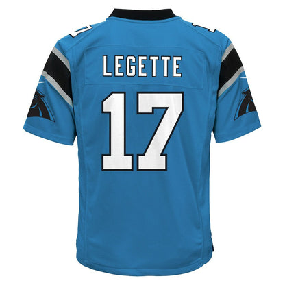 Xavier Legette Carolina Panthers Youth Alternate Game Jersey - Blue | Nike outlet