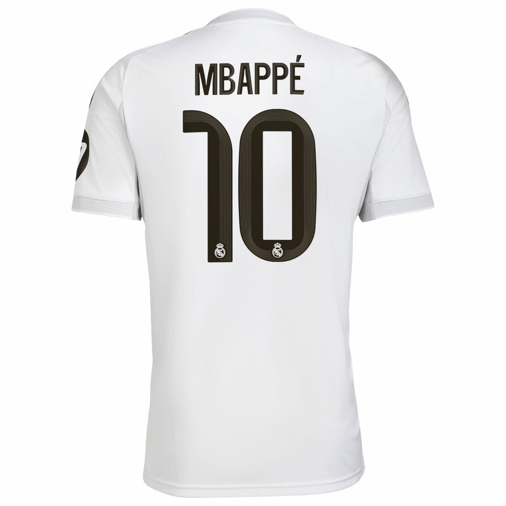 Kylian Mbappé Real Madrid 2025/26 Home Replica Player Jersey - White | Adidas outlet