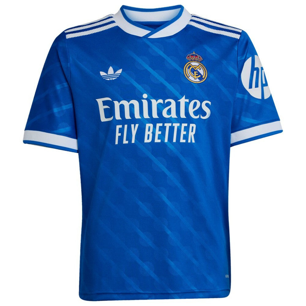 Kylian Mbappé Real Madrid Youth 2025/26 Third Replica Player Jersey - Blue | Adidas outlet