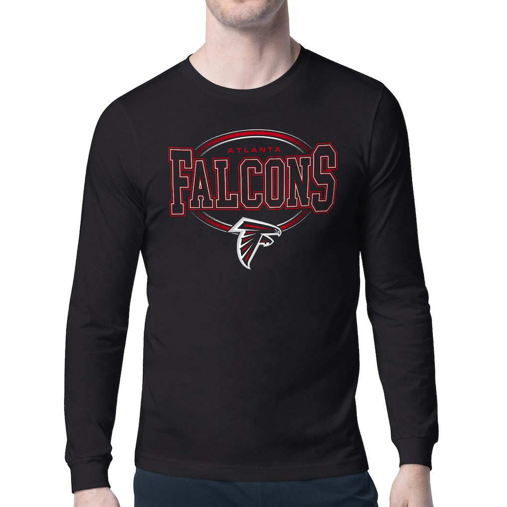Atlanta Falcons Starter Team Track Graphic Long Sleeve T-Shirt - Black online