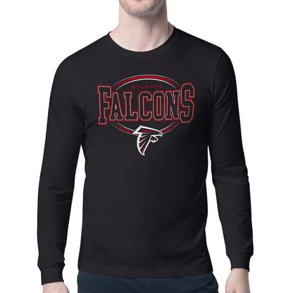 Atlanta Falcons Starter Team Track Graphic Long Sleeve T-Shirt - Black online