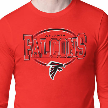 Atlanta Falcons Starter Team Track Graphic Long Sleeve T-Shirt - Red outlet