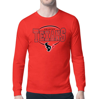 Houston Texans Starter Team Track Graphic Long Sleeve T-Shirt - Red online